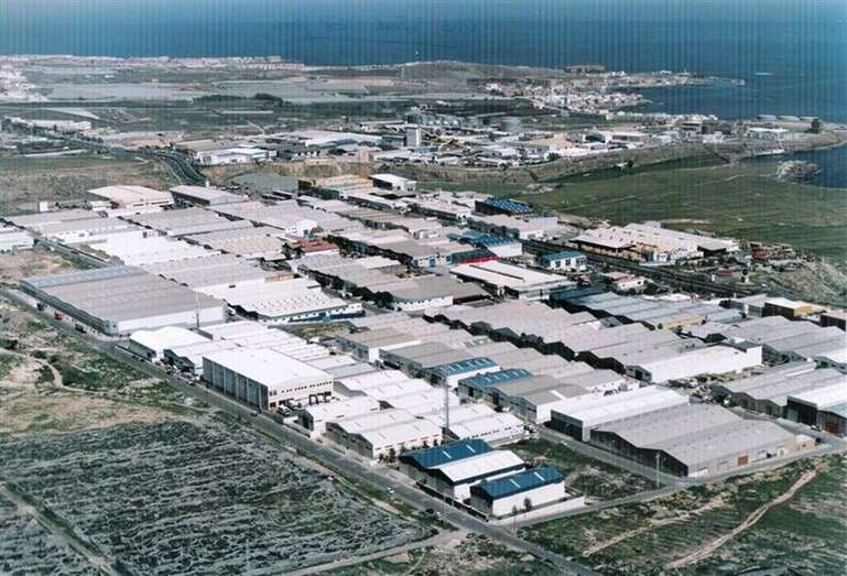 Imagen de archivo de la zona industrial de El Goro de Telde (Foto TA)